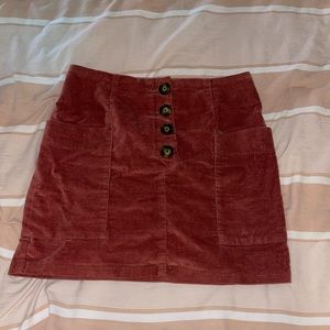 Corduroy skirt